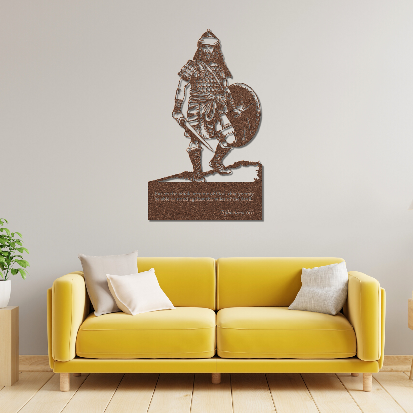 Hebrew Warrior Metal Art