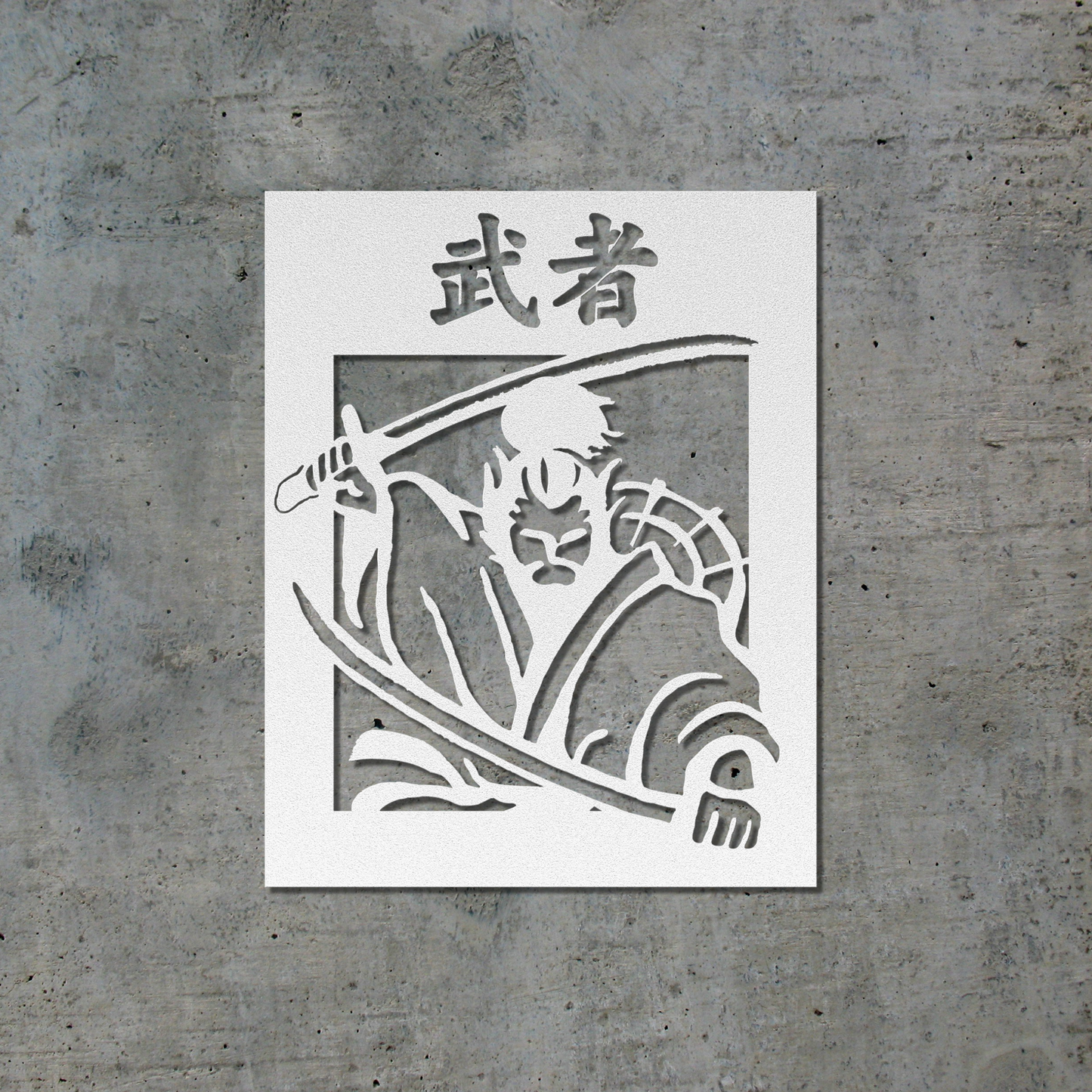 Japanese Swordsman Metal Art (Miyomoto Musashi)