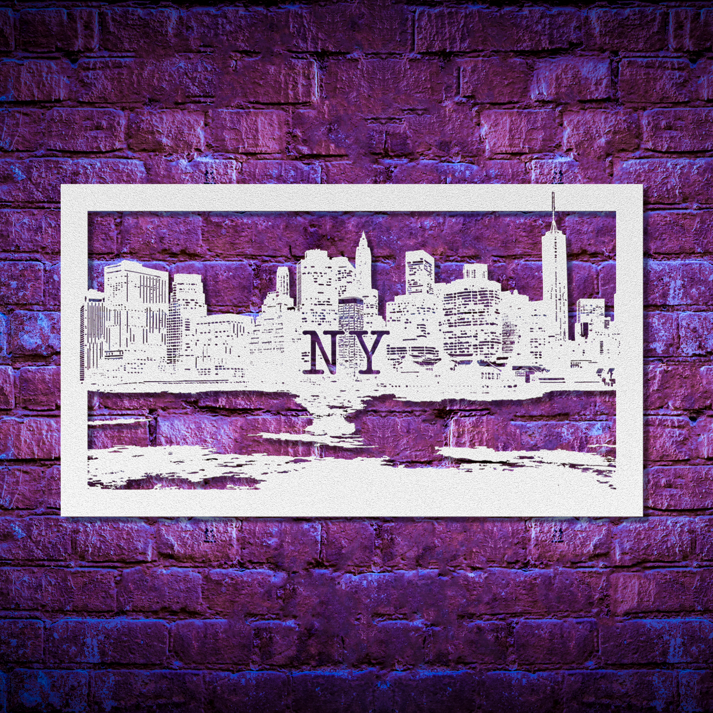 New York Cityscape Metal Art