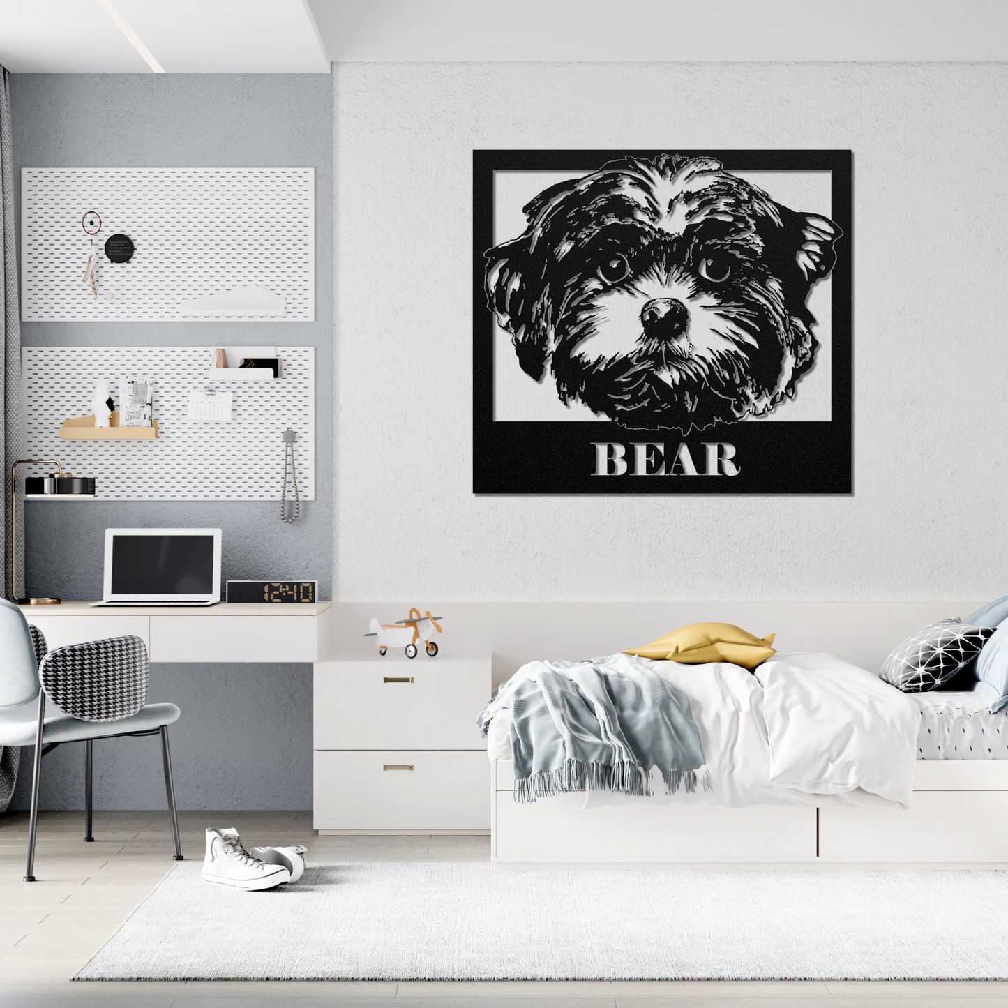 Custom Metal Pet Portrait Wall Art