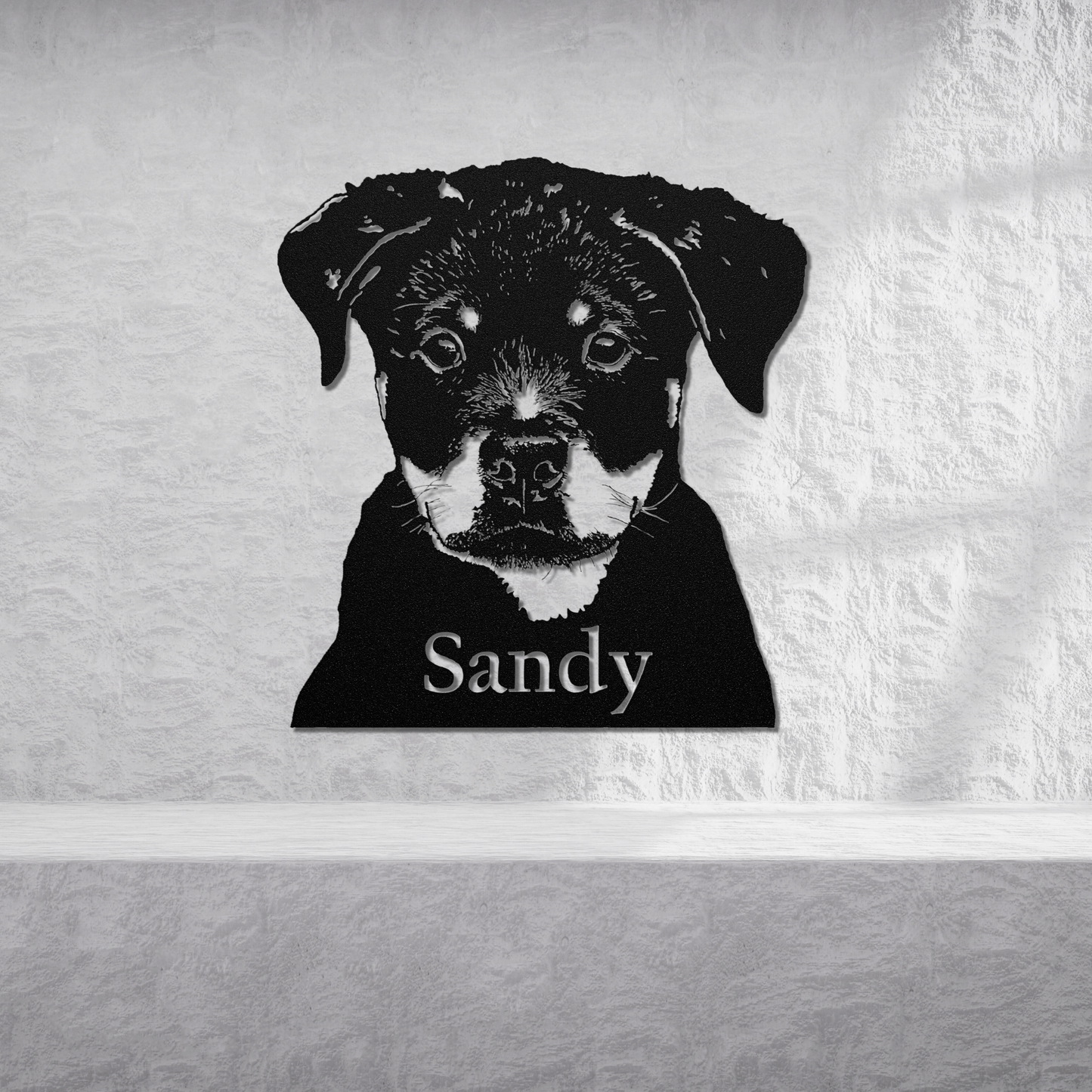 Custom Metal Pet Portrait Wall Art