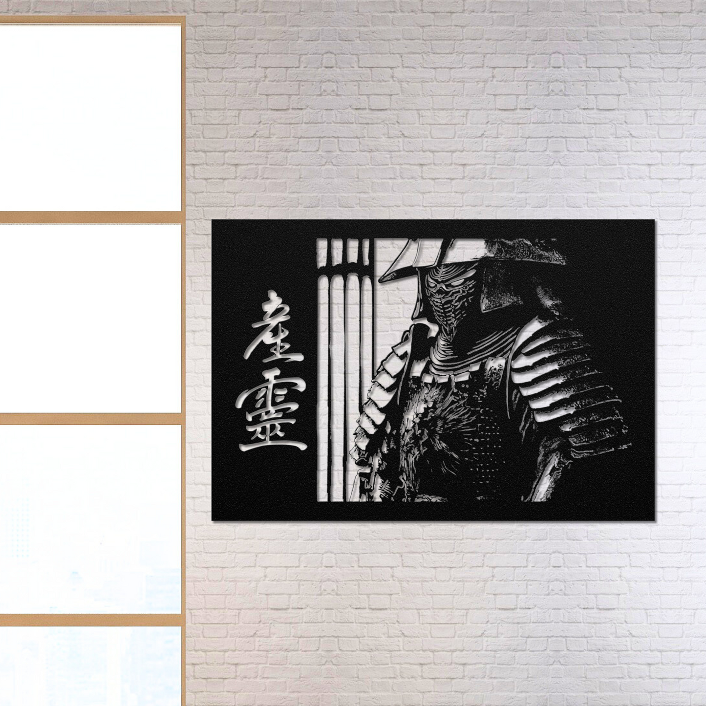 Japanese Samurai Metal Art