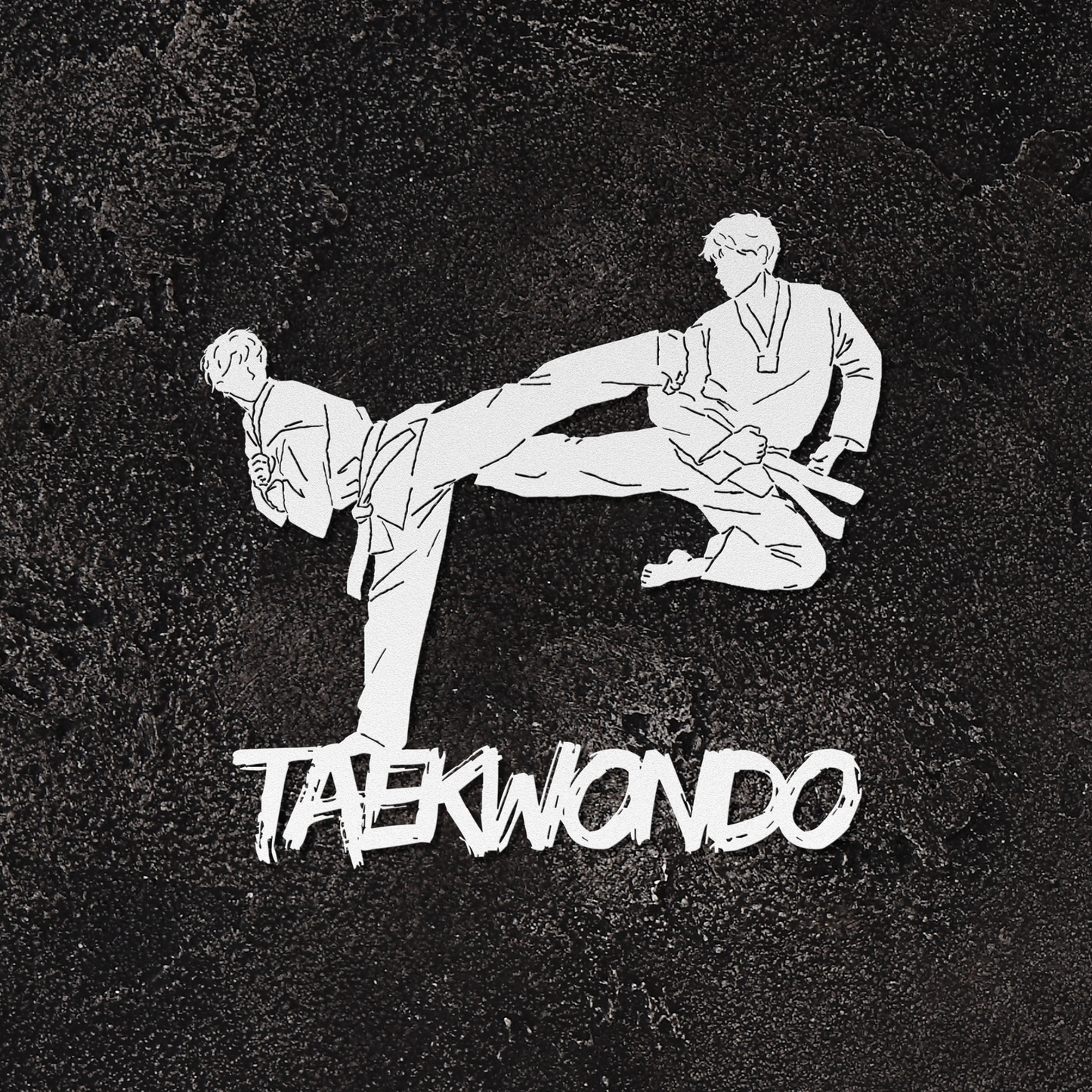 Taekwondo Metal Art