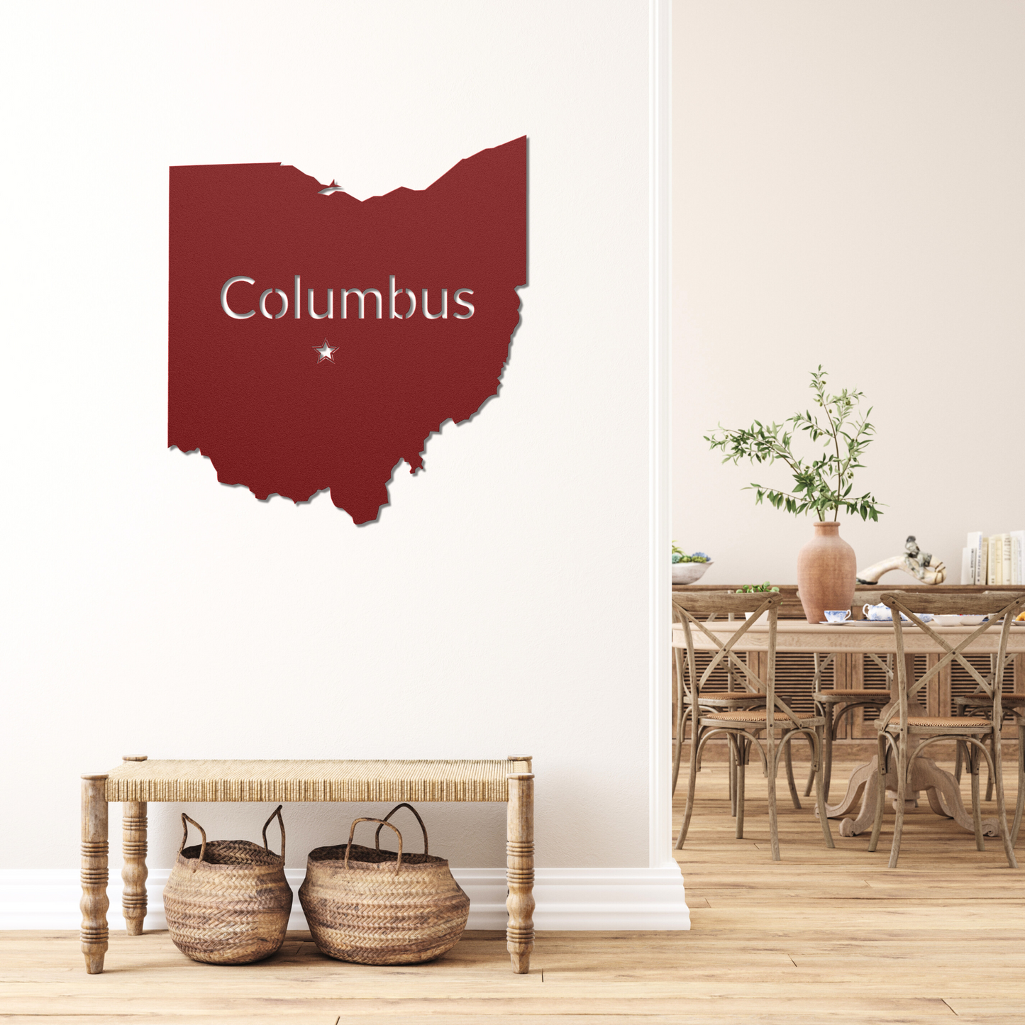 Columbus Ohio Custom Metal Sign