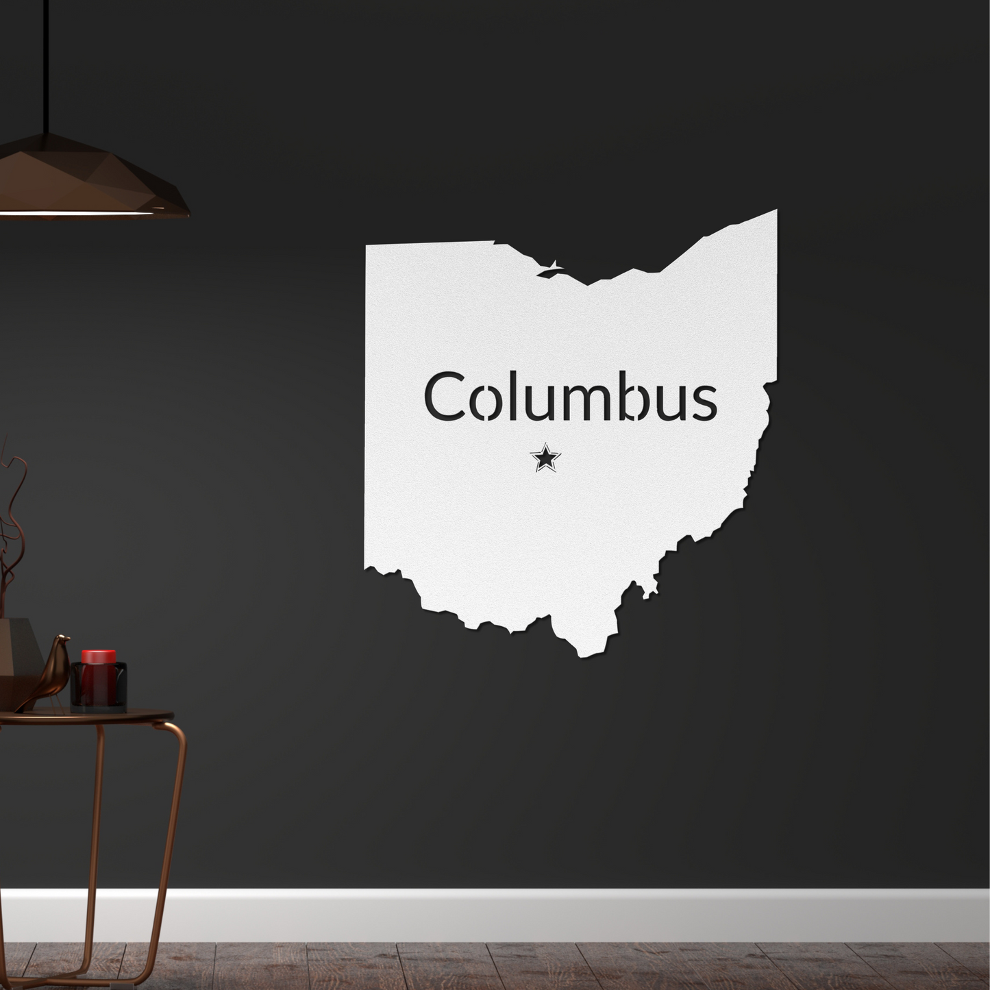 Columbus Ohio Custom Metal Sign